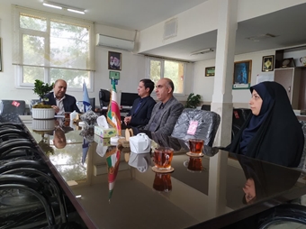 دیدار رئیس دانشگاه 'گناباد با رئیس اداره تامین اجتماعی گناباد